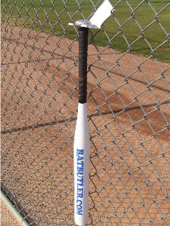 Bat Hanger on Fence