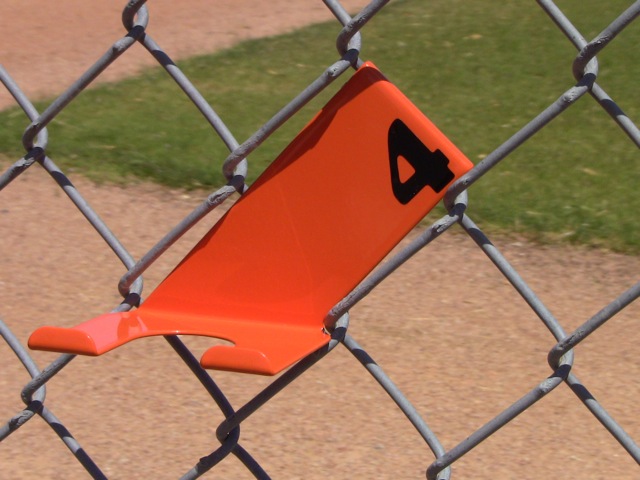 Orange Bat Hanger / Holder