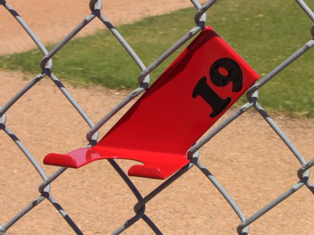 Red Bat Hanger / Holder